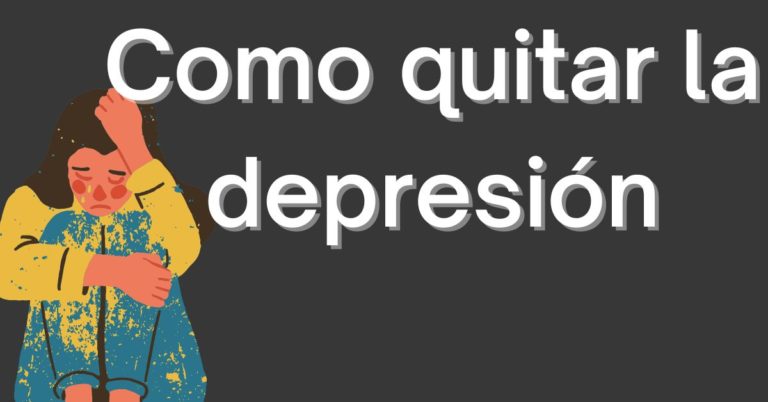 Como quitar la depresión